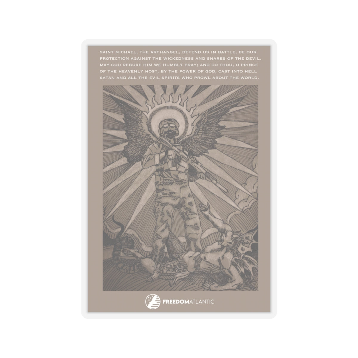 St. Michael Operator Sticker