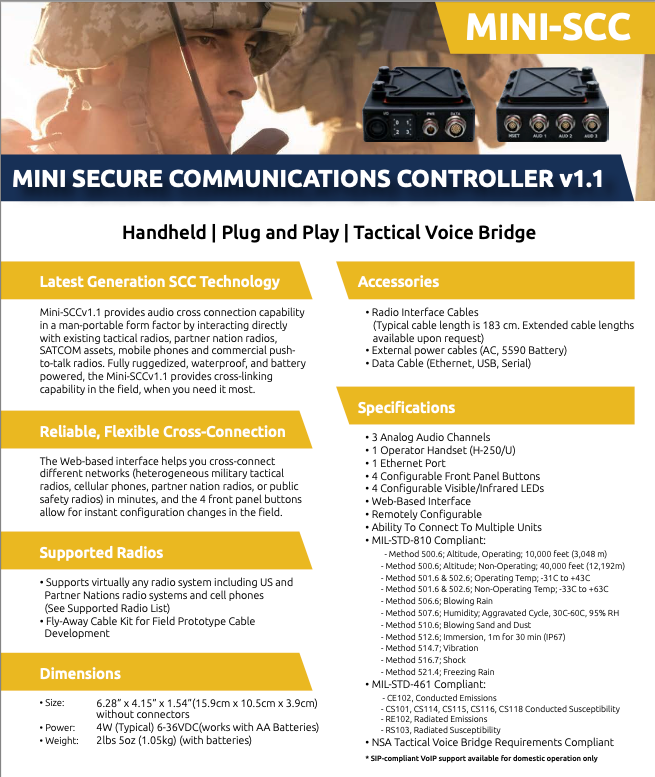 Mini-Secure Communications Controller - Trident