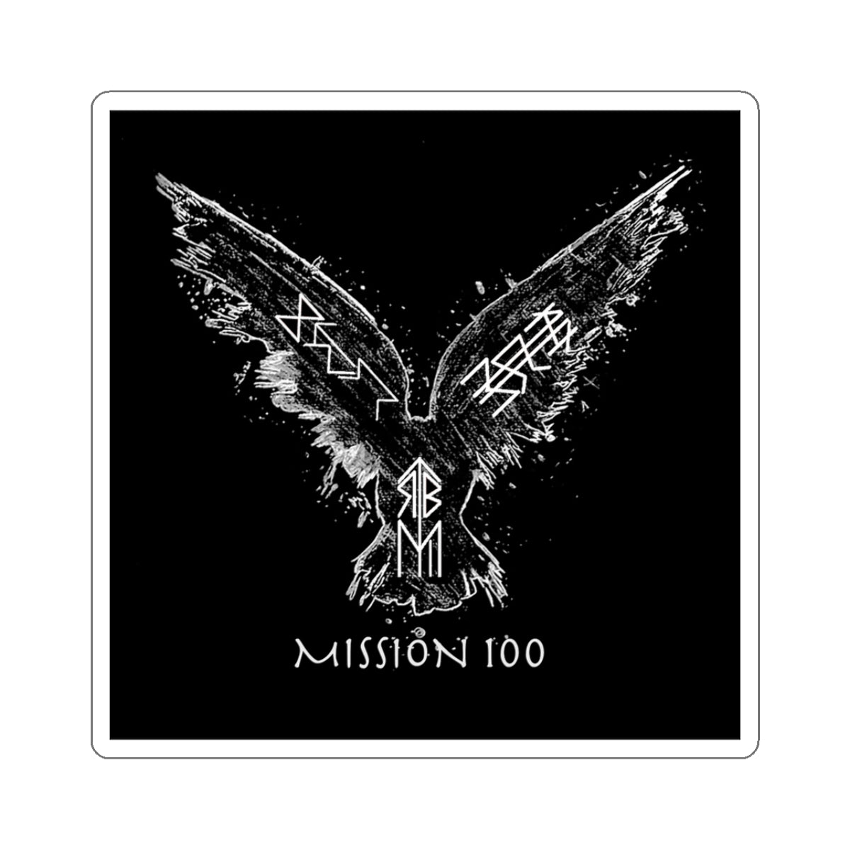 Mission 100 Sticker